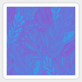 Lilac Aquatic Print Sticker